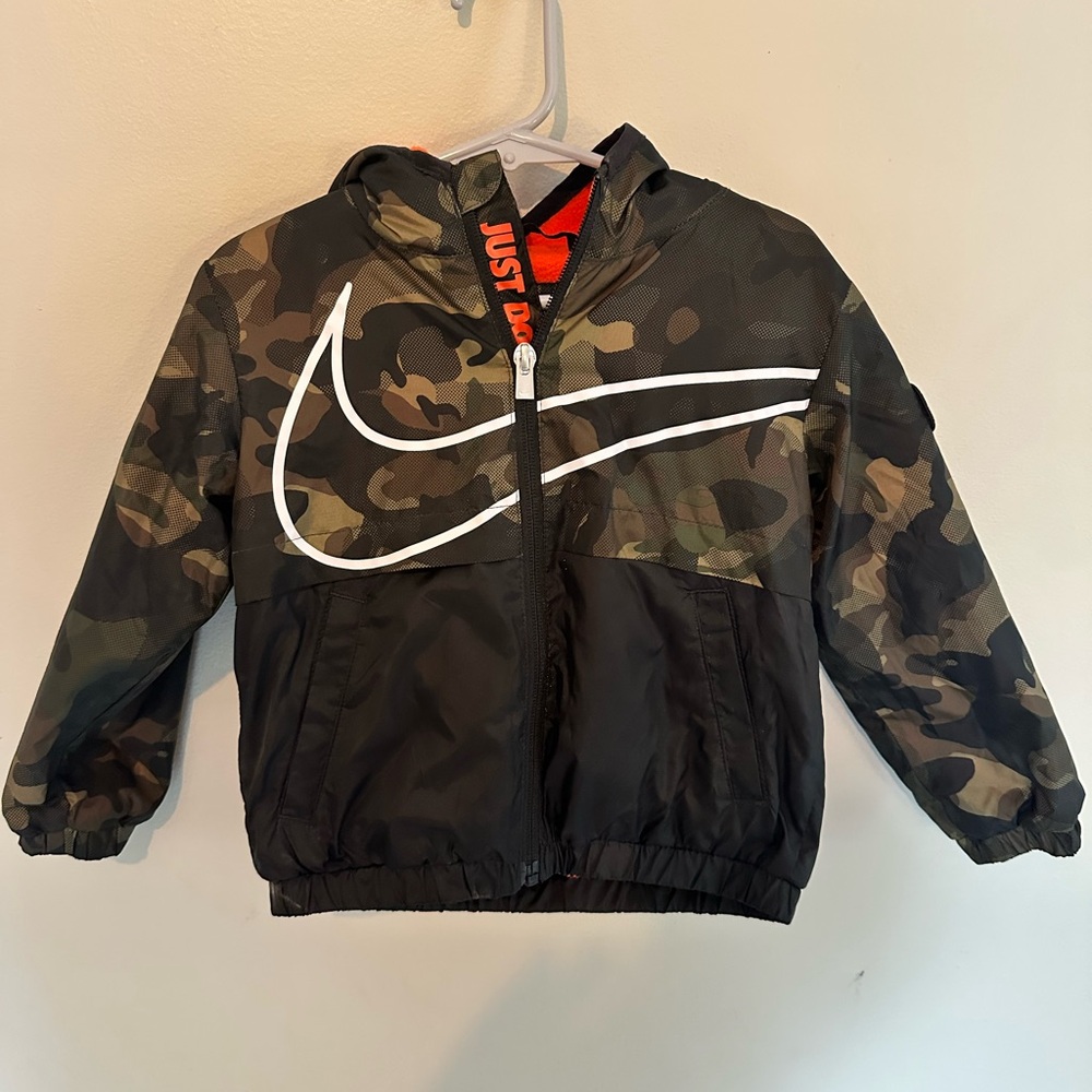 Nike Camouflage Jacket with White Logo